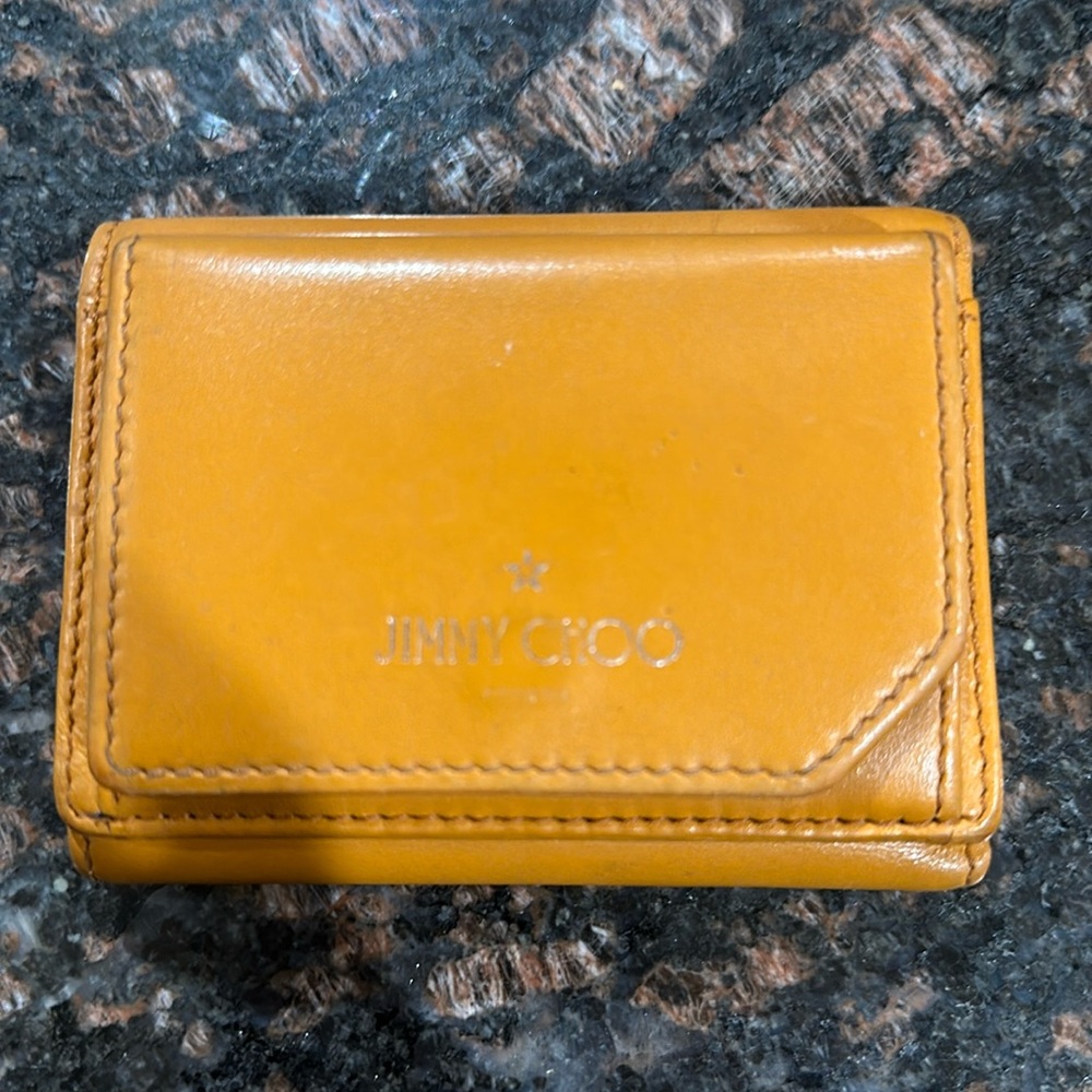Auth Jimmy Choo Tan Wallet